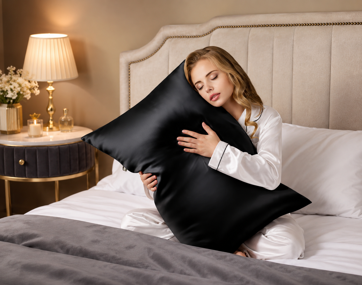 Silk Pillow Haypoallergenic,Anti-Slip