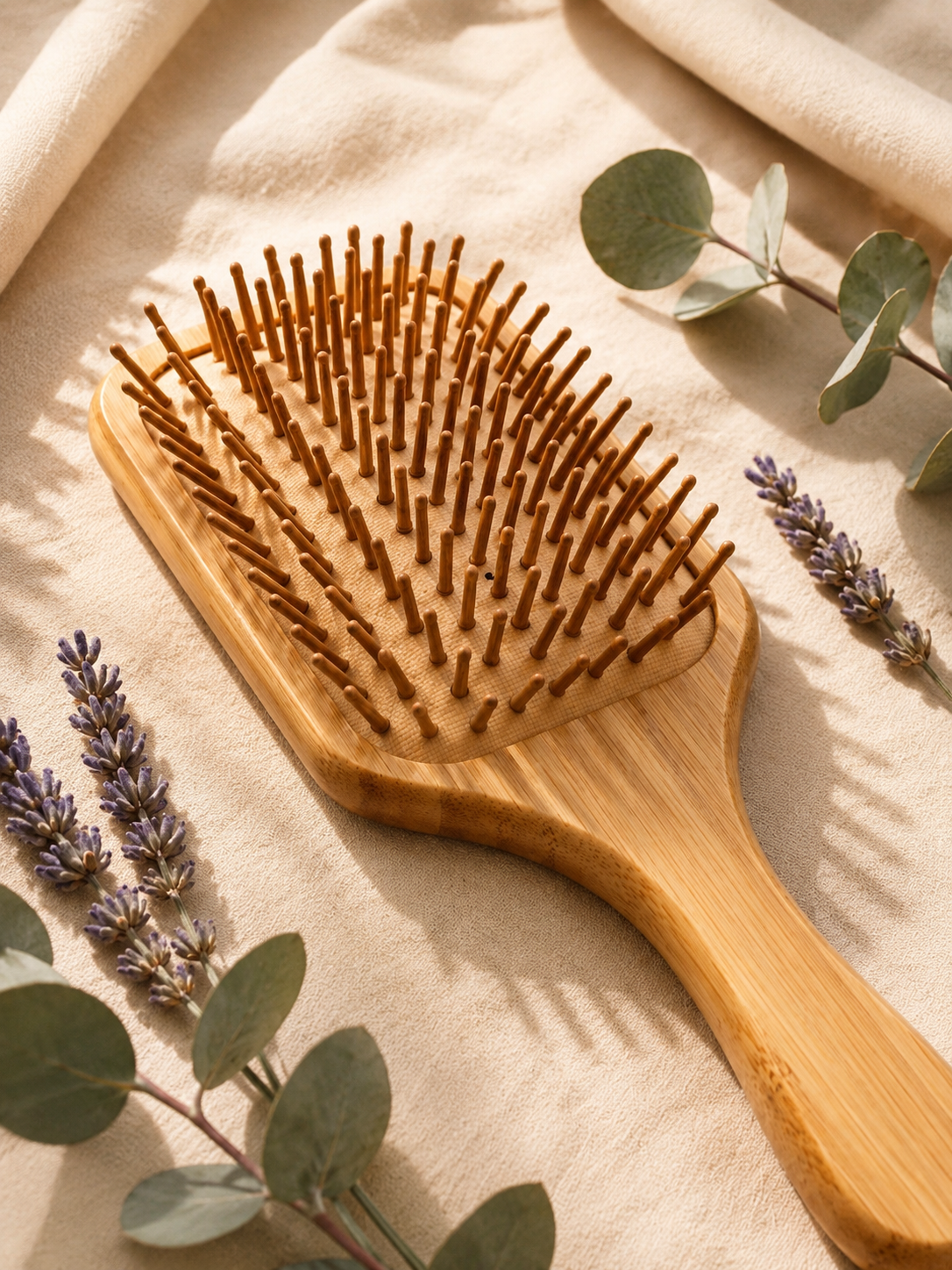 Wooden Wide Tooth Comb
